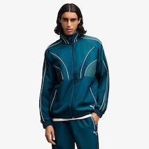 Puma T7 Relaxed Woven Track Erkek Yeşil Ceket 637374