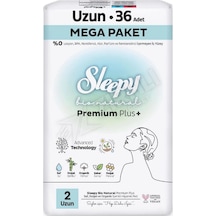 5 Adet Sleepy Bio Natural Hijyenik Ped Mega Paket Uzun 36'lı