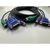5 Metre Kvm Switch Kablosu Erkek Erkek Kvm Kablo