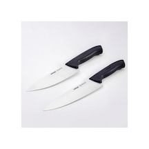 Tr Siyah Saplı Ecco Şef Çiftler Bıçak Seti 16 Cm Ve 19 Cm 35141 Genel