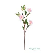 Yapay Çiçek Sitesi Yapay Lisyantus Dalı 70cm Krem Pembe