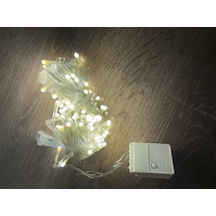 10 M 100 Led Damla Uçlu Gün Işığı Şeffaf Kablo Mz-17-4 Çok Renkli