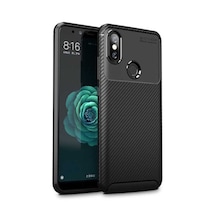 Xiaomi Mi A2 Kilif Silikon Ince Lüx Karbon Koruma 392495569