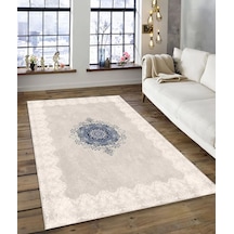 Dijidekor Işıltı Koleksiyonu Model144 Süngerli Dijital Baskılı Saçaksız Mutfak Halısı Yolluk