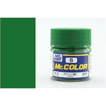 10 Ml. Green Mr.color Serisi Maket Boyası, Mr.hobby C006 Standart