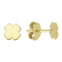 Goldkupe 14 Ayar Minik Yonca Altın Küpe 0,67 Gr-655