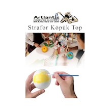 Strafor Köpük Top 12 Cm 5 Adet Köpük Top Küre Toplar Yuvarlak Strafor Köpük Top Okul Deney Hobi Sanat