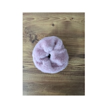 Düz Renk Peluş Lastik Toka Pembe - 790144688 Pembe