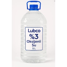 Lubco Oksijenli Su Standart %3 Dezenfektan&saç Sarartma 5kg Pet Ambalaj