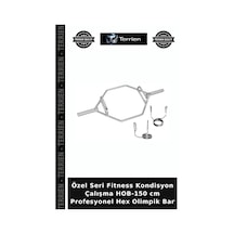Özel Seri Fitness Kondisyon Çalışma Hob-150 Cm Profesyonel Hex Olimpik Bar