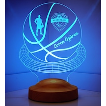 Kişiye Özel 3 Boyutlu Basketbol Led Lamba