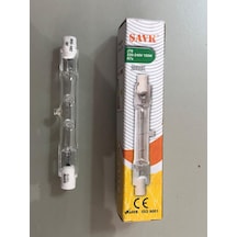 Şavk 78mm 220v 150w 1600lümen R7s Çubuk Halojen Lamba