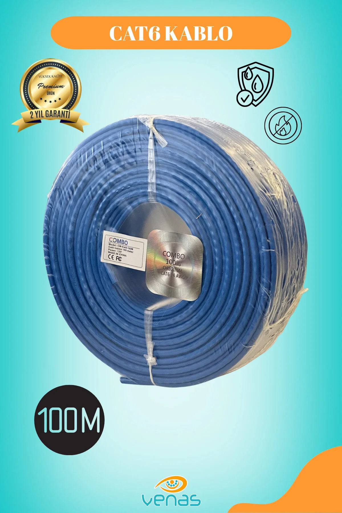 Combo 100 Metre Cat6 Kablosu