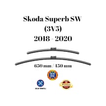 Superb Superb Sw Station Wagon 3v5 2018 2019 2020 Uyumlu Ön Cam Muz Tipi Silecek Süpürgesi Seti 650/450mm Silbak