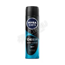 5 Adet Nivea Deodorant Deep Beat Erkek 150 Ml