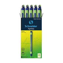 Schneider Xpress Fiber Uçlu Roller Kalem 0.8 Mm Mavi 10'lu Paket