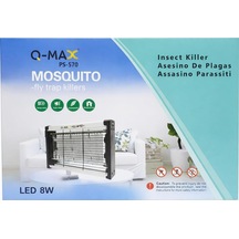 Aksu Q Max Çift Uv Işıklı 8w Sessiz Sinek Öldürücü Elektirikli Ps 570