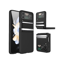 Galaxy Z Flip 3 Kılıf Belt Flip Kapak - Siyah