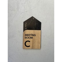 No.8 Grade Serisi Toplantı Odası Kapı İsimliği
