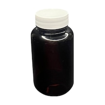 150ml Siyah Tablet Şişesi Beyaz Kapak, 12 Adet, Tablet Şişesi, Ecza Şişesi, Kozmetik Şişe