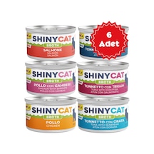 Gimcat Shinycat Broth Sos İçinde Karışık Kedi Konserve Mama 6 x 70 G