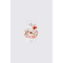 Panço Kız Çocuk Toka Seti 2612gk09051 Çok Renkli