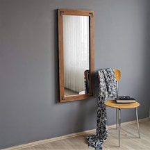 Tr Doğal Ahşap Dekoratif Duvar Salon Ofis Boy Ayna 50x110cv Diğer
