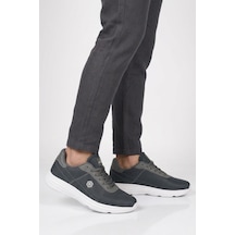 Füme Fileli Unisex Spor Ayakkabı Çok Renkli