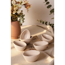 Mat Krem Ephesus Çerezlik / Sosluk 10 Cm 6 Adet 950