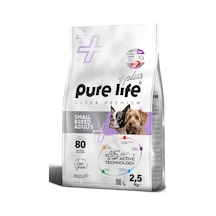 Pure Life Plus Kuzulu Küçük Irk Yetişkin Köpek Maması 2500 G