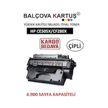 Hp Laserjet P2057 Yazici Için 6900 Sf Ce505X Chipli Uyumlu Toner