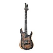 Schecter Reaper-7 Multiscale 7 Telli Elektro Gitar (Charcoalburst)