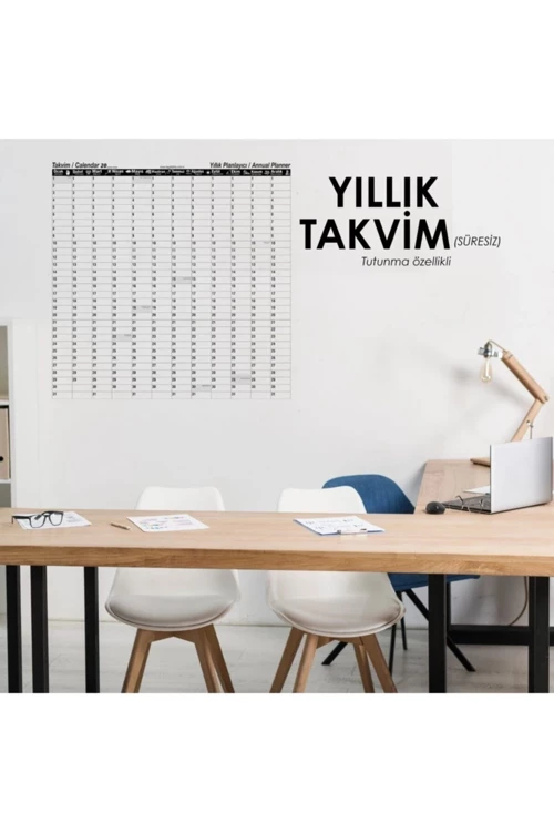 Cengo Yıllık Planlayıcı Takvim Çizelgesi 100x100cm Kağıt Tahta + Doldurulabilir Silgili Beyaz Beyaz - Siyah Cengo Yıllık Planlayıcı Takvim Çizelgesi 100x100cm Kağıt Tahta + Doldurulabilir Silgili Beyaz Beyaz - Siyah