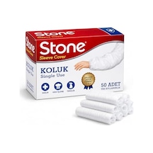 Stone Tek Kullanımlık Kolluk 50 Adet, Lastikli Hijyenik Koruyucu Kolluk, Gıda Üretimi, Temizlik Ve Sağlık İçin Tek Kullanımlık Sleeve Cover 0.25 KG
