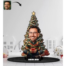 Bk Gift Kişiye Özel Erkek Yılbaşı Tasarımlı Karikatür Biblo -4, Yılbaşı Hediyesi, Yeni Yıl Hediyesi Kobitmeyencom35613 Bk Gift