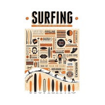 Maxi Poster Surfing Enjoy Life One Wave At A Time