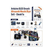 Arduino Oled Ekranlı Ultrasonik Mesafe Ölçer Seti - Ebook Lu