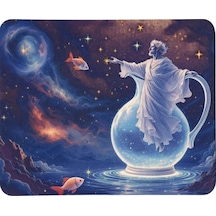 40x28 Cm Gamepad Kova Burcu Desenli Bilgisayar Notebook Oyuncu Gaming Mouse Pad Burçlar Mauspad