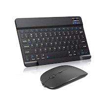 Bluetooth Klavye Android Apple Uyumlu iOS Windows Için Tablet Telefon Şarjlı Klavye Mouse Set