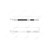 SVAC 300158 Arka Sol Fren Hortumu Lacetti 05-