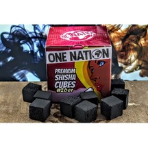 Gökkuşağıticaret 1 Kg One Natıon Yüksek Kaliteli Nargile Kömürü %100 Doğal