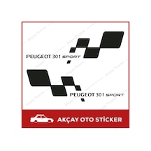 Peugeot 301 Sport Sticker (Takım Set) 301 Sticker Araba Sticker