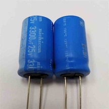 Ubt1e332mhd 3300mf 25v 18x31 125 Nıchıcon Elko Kondansatör 13 Adet