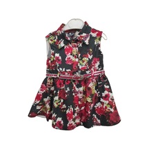 Kız Çocuk Kemerli Elbise Çok Renkli