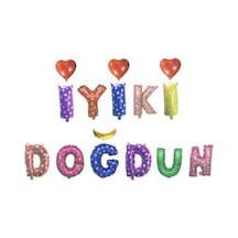 Folyo balon iyiki doğdun renkli 16 inc pk:1