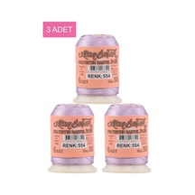 3 Adet Altınbaşak Oya Ve Dantel İpi 20 Gr - Royaleks - No: 554 Çok Renkli
