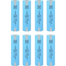 8 Adet Aspilsan Puntalı Inr18650a28 3.7v 2800mah 25a Discharge Şarjlı Li-ion Pil