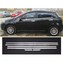 Fiat Punto Krom Cam Çıtası 2006 ve Sonrası 6 Parça Paslanmaz Çeli N11.4468