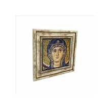 Meryem Görseli Baskılı Taş Tablo 25x25