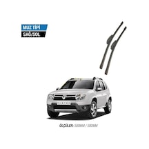 Dacia Duster 2010-2014 2'li Ön Cam Sileceği Sağ Sol Silecek Takımı Muz Silecek